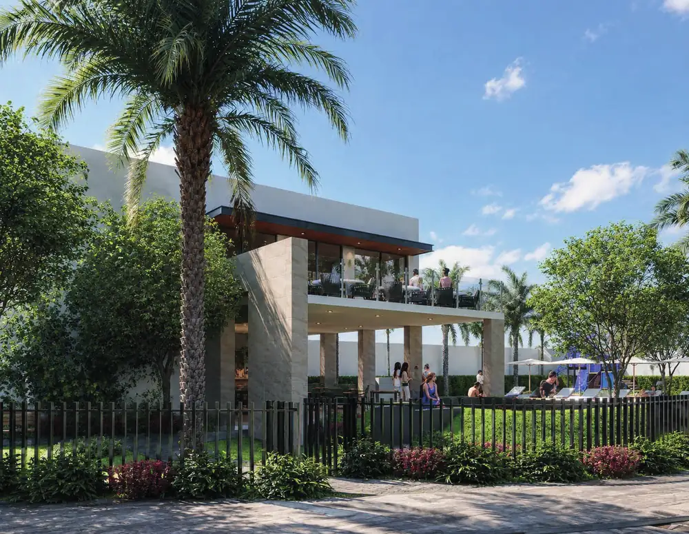 Casa club con terraza